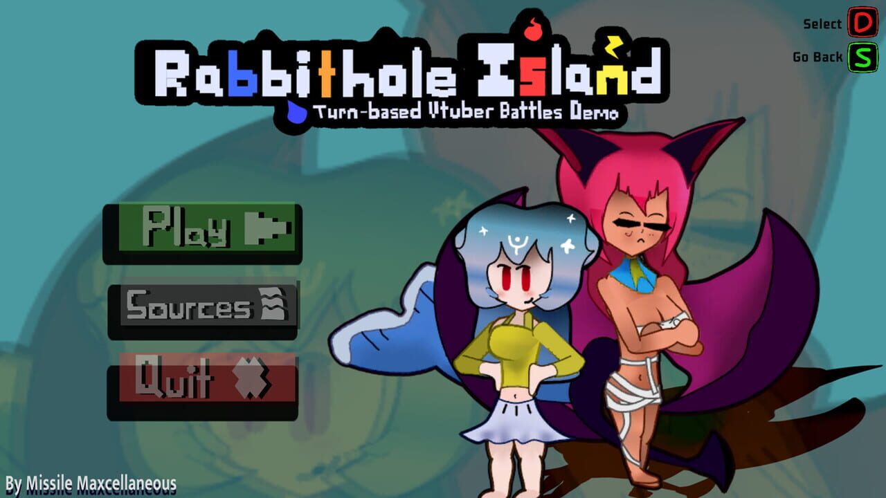 RabbitHole Island: Turn-based Vtuber Battles
