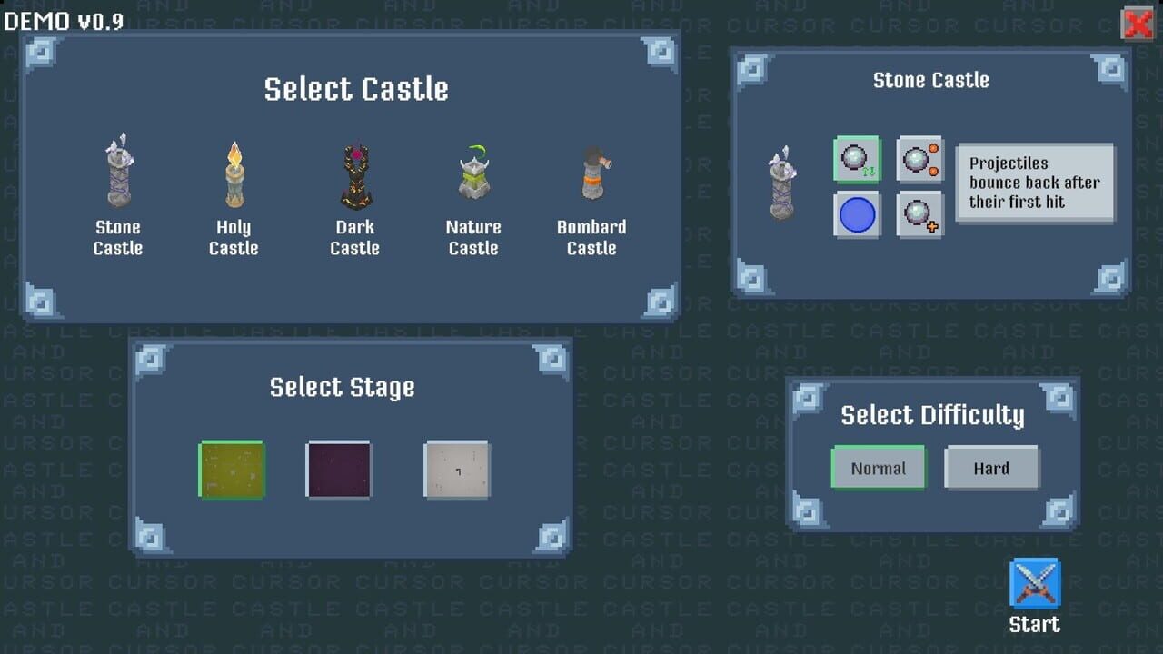Castle and Cursor