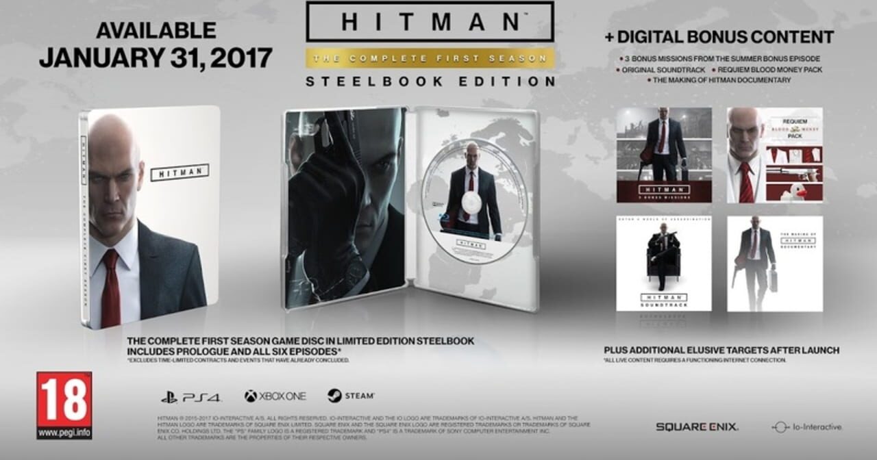 Hitman: The Complete First Season – Steelbook Edition