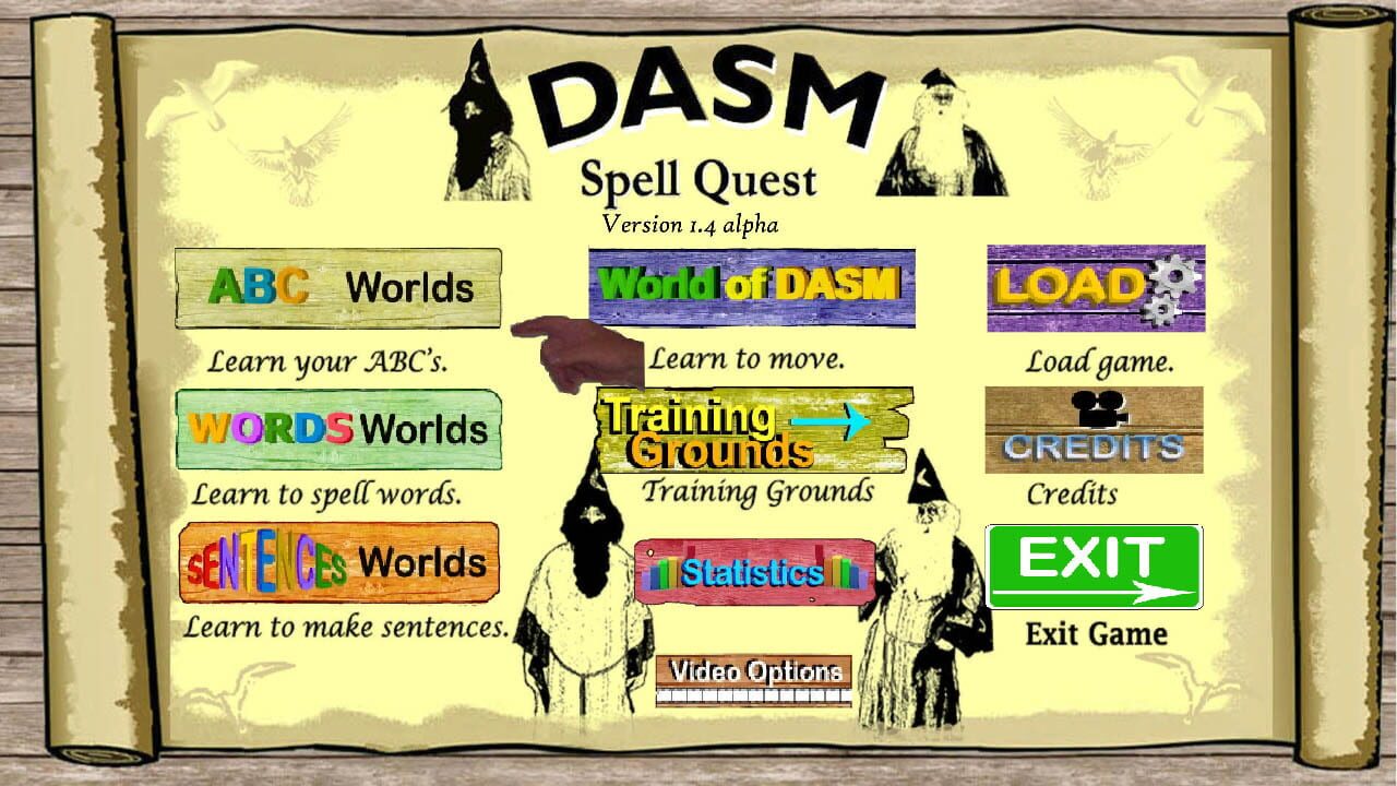 World of DASM: DASM Spell Quest