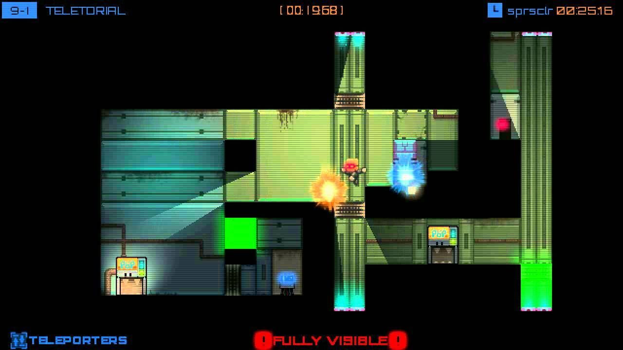 Stealth Bastard Deluxe: The Teleporter Chambers