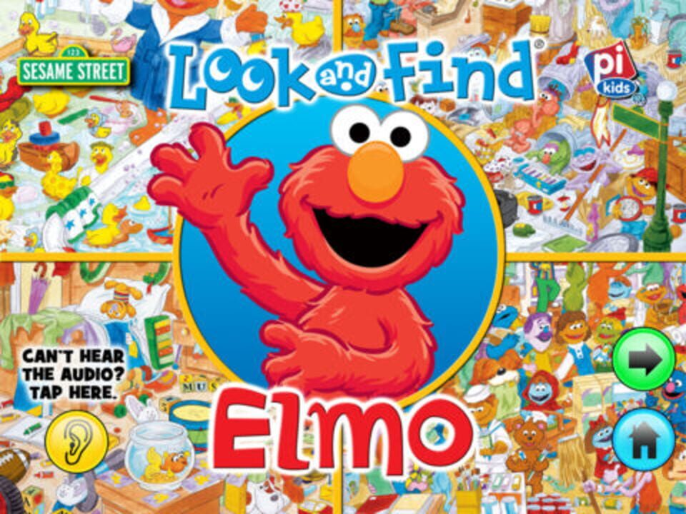 Look and Find: Elmo on Sesame Street