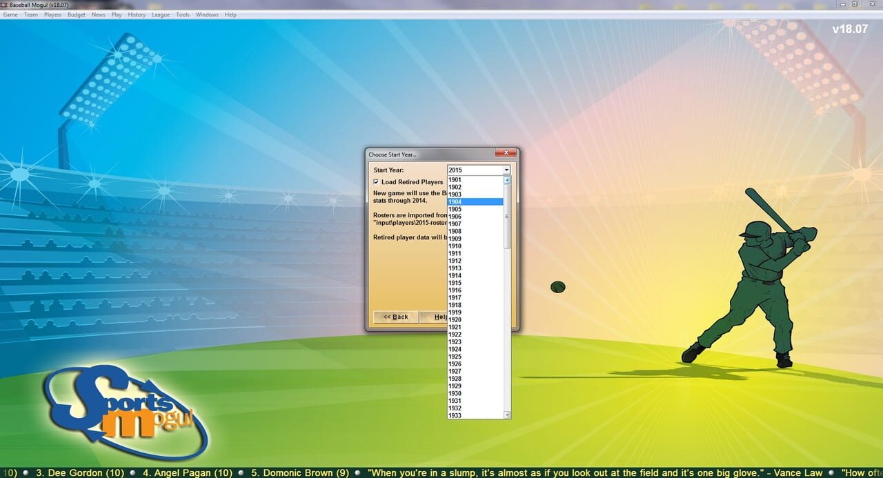 Baseball Mogul Diamond