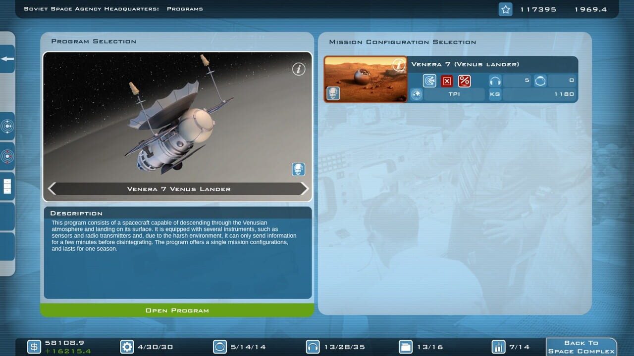 Buzz Aldrin’s Space Program Manager