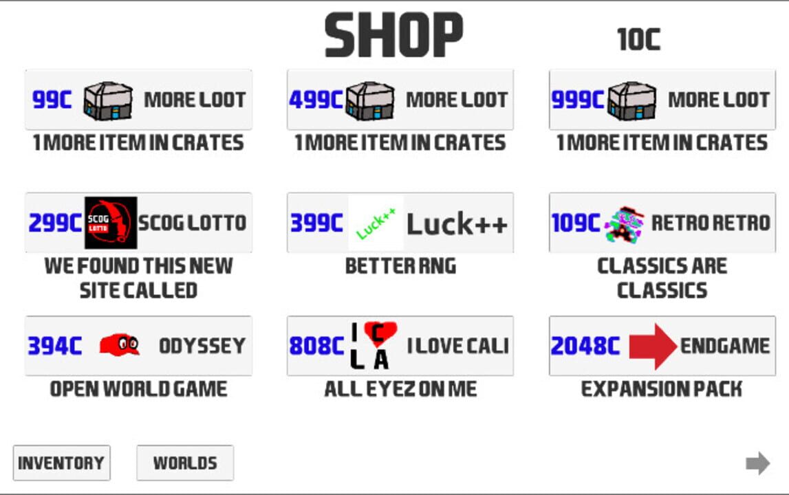 Microtransaction Simulator Game of the Decade: Deluxe Edition