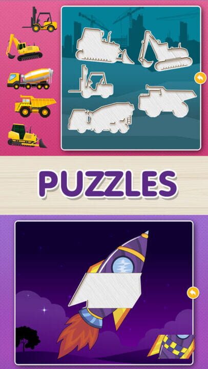 Cars & Vehicles Puzzle Game for Toddlers HD