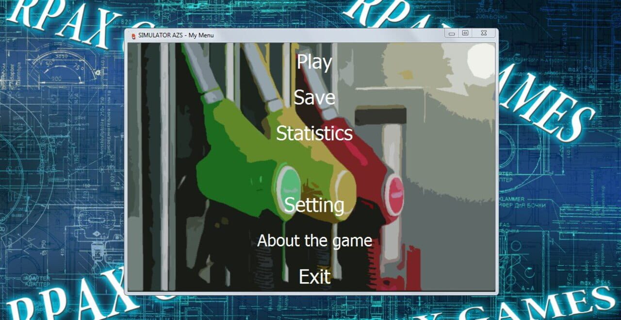 Simulator gas station