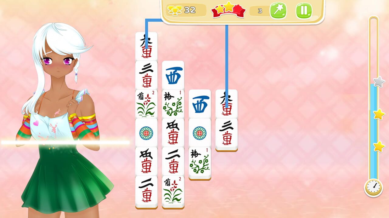 Mahjong Pretty Manga Girls