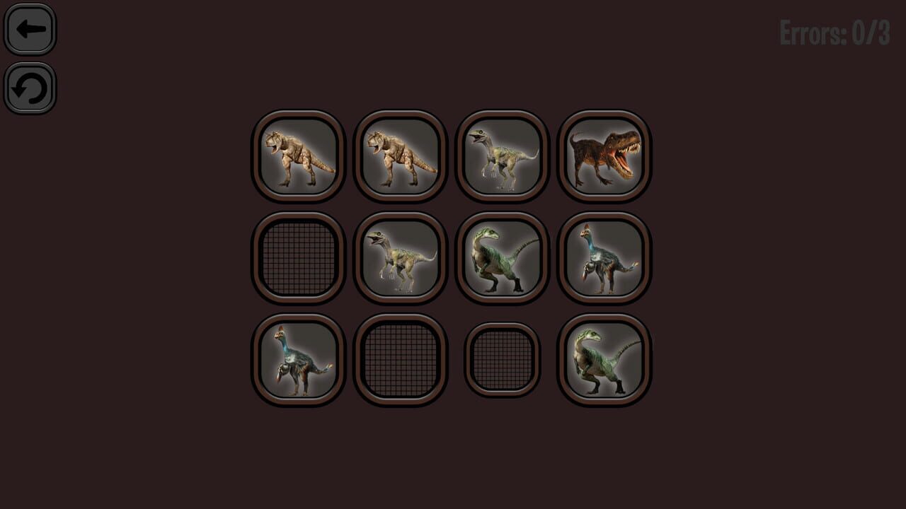 Animals Memory: Dinosaurs