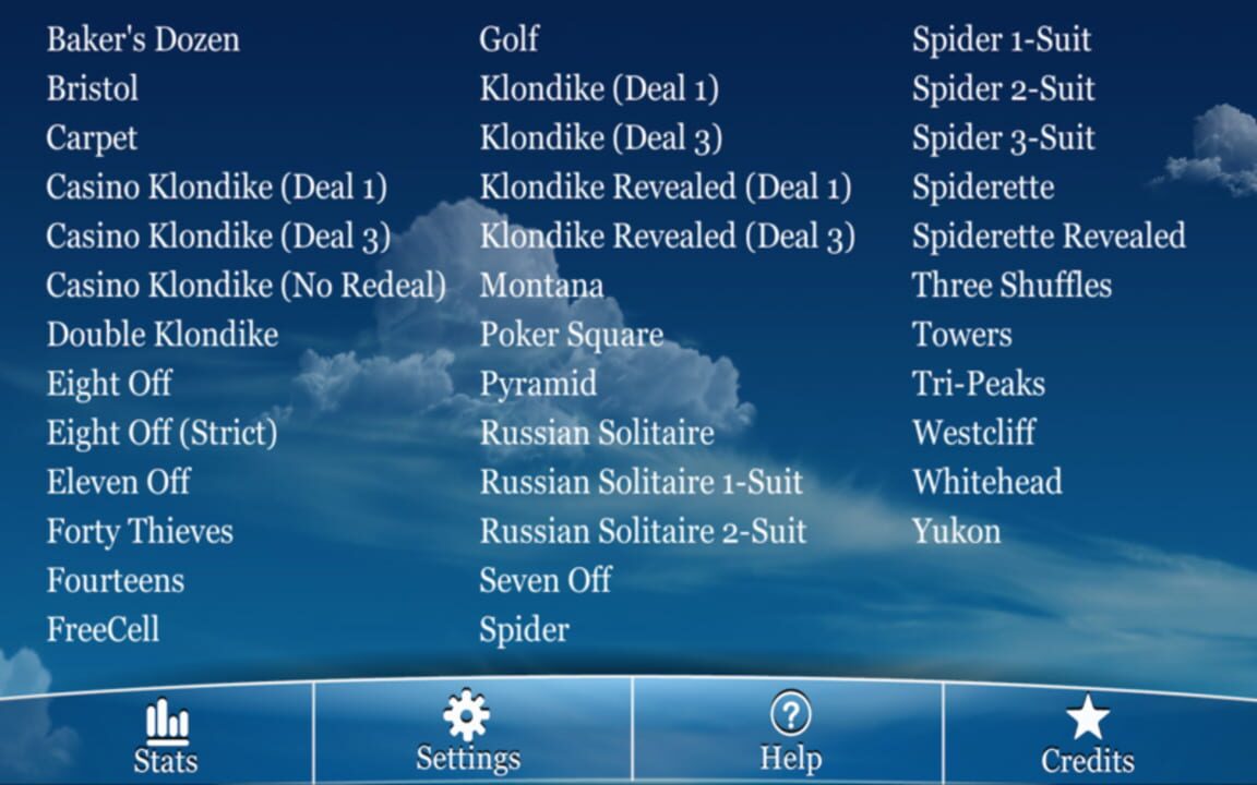 Eric’s All-in-1 Solitaire