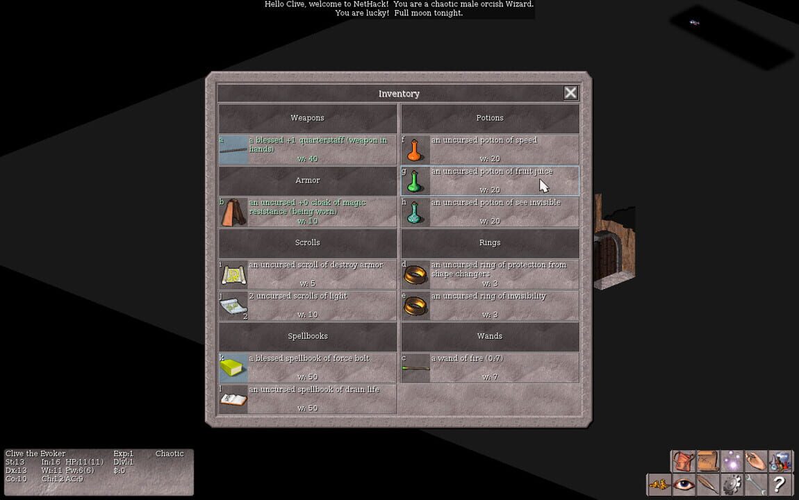Vulture for NetHack