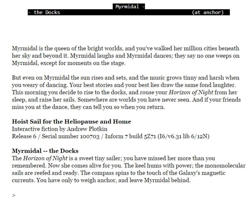 Hoist Sail for the Heliopause and Home