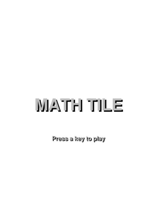 Math Tile