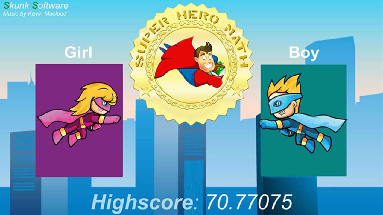 Super Hero Math