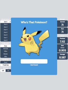 Who’s That Pokémon?