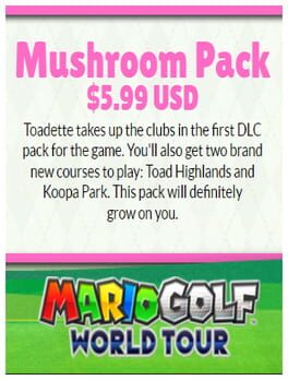 Mario Golf: World Tour – Mushroom Pack