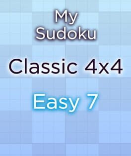 My Sudoku: Classic 4×4 Easy 7