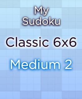 My Sudoku: Classic 6×6 Medium 2