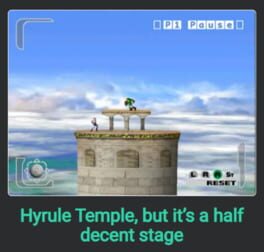 Super Smash Bros. Melee: Hyrule Temple, but It’s a Half Decent Stage