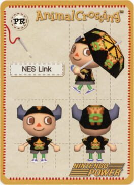 Animal Crossing-e: Design Card – PR: NES Link
