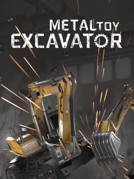 Metal Toy Excavator