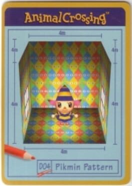Animal Crossing-e: D04 – Design Card: Pikmin Pattern