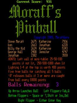 Moraff’s Pinball