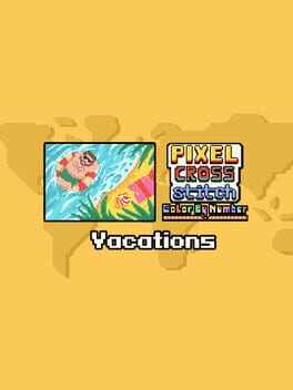 Pixel Cross Stitch: Color by Number – Vacations Pack