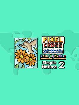 Pixel Cross Stitch: Color by Number – Simple Nature Pack 2