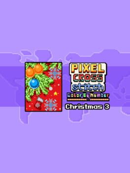 Pixel Cross Stitch: Color by Number – Christmas Pack 3