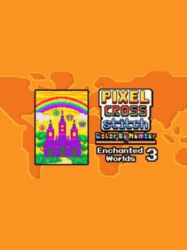 Pixel Cross Stitch: Color by Number – Enchanted Worlds Pack 3