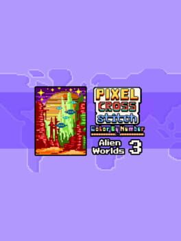 Pixel Cross Stitch: Color by Number – Alien Worlds Pack 3