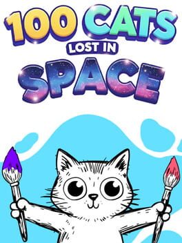 100 Cats Lost in Space Find & Color