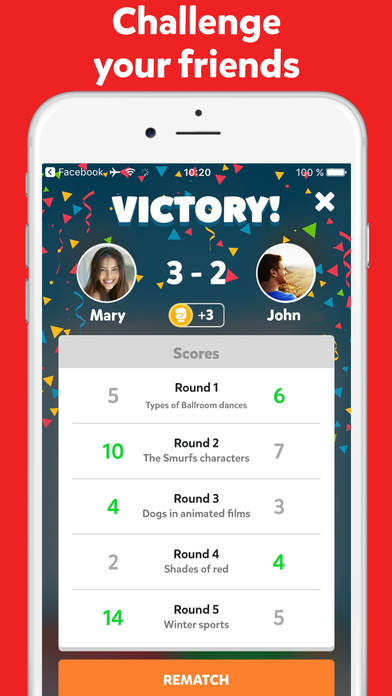 Fight List – Categories Game