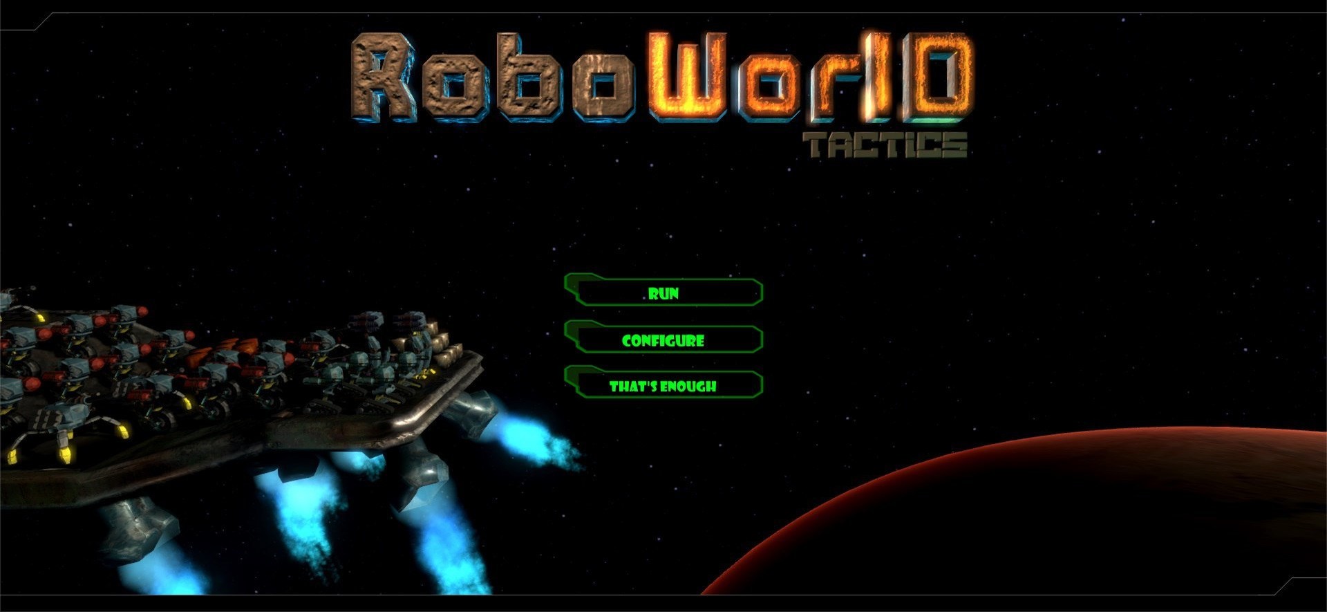 RoboWorlD tactics