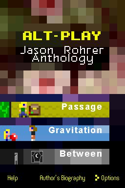 Alt-Play: Jason Rohrer Anthology