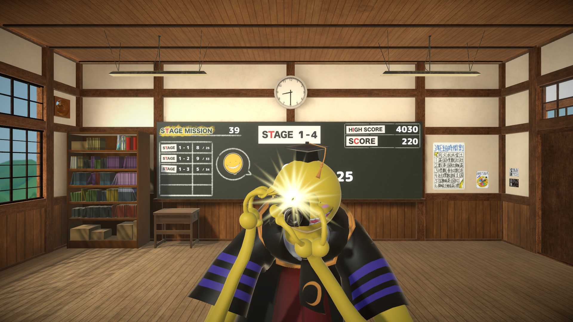 Assassination Classroom VR Balloon Challenge Time
