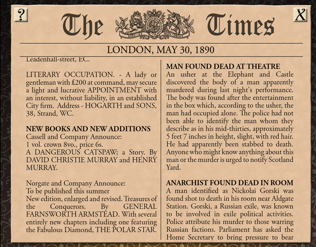 Sherlock Holmes Consulting Detective: The Case of the Tin Soldier