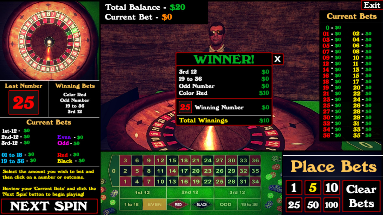Roulette Simulator
