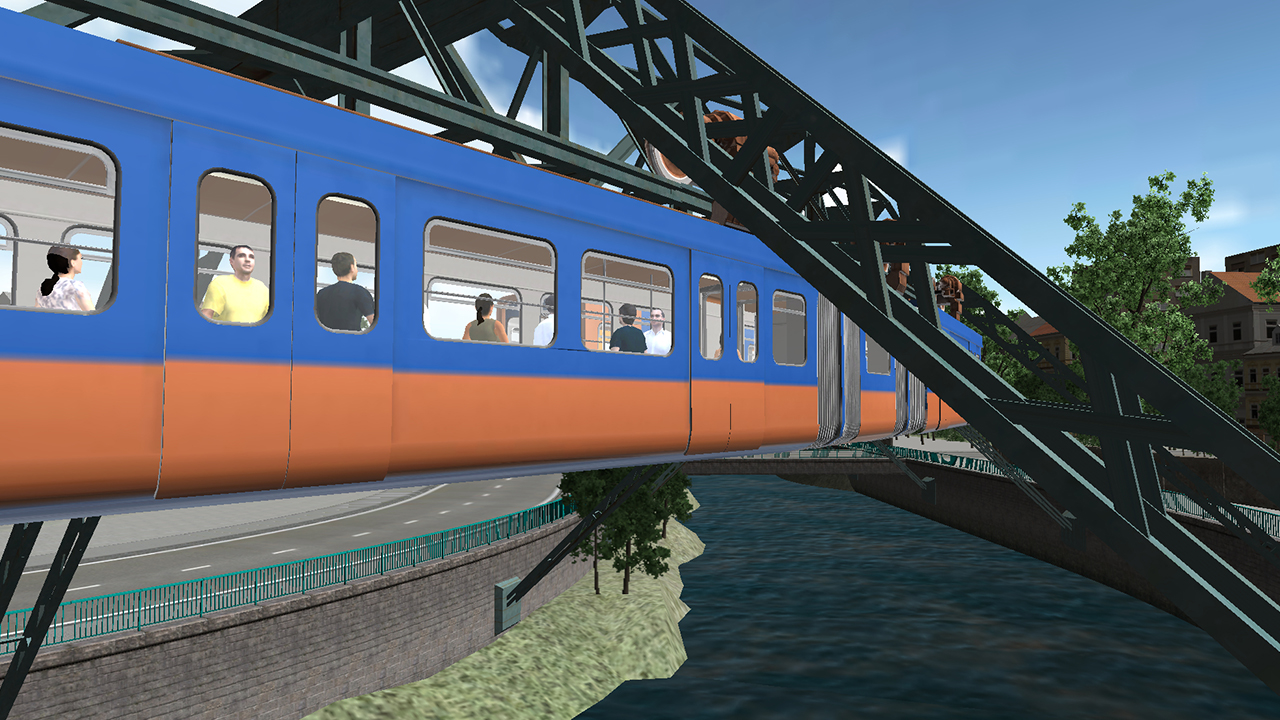 Suspension Railroad Simulator