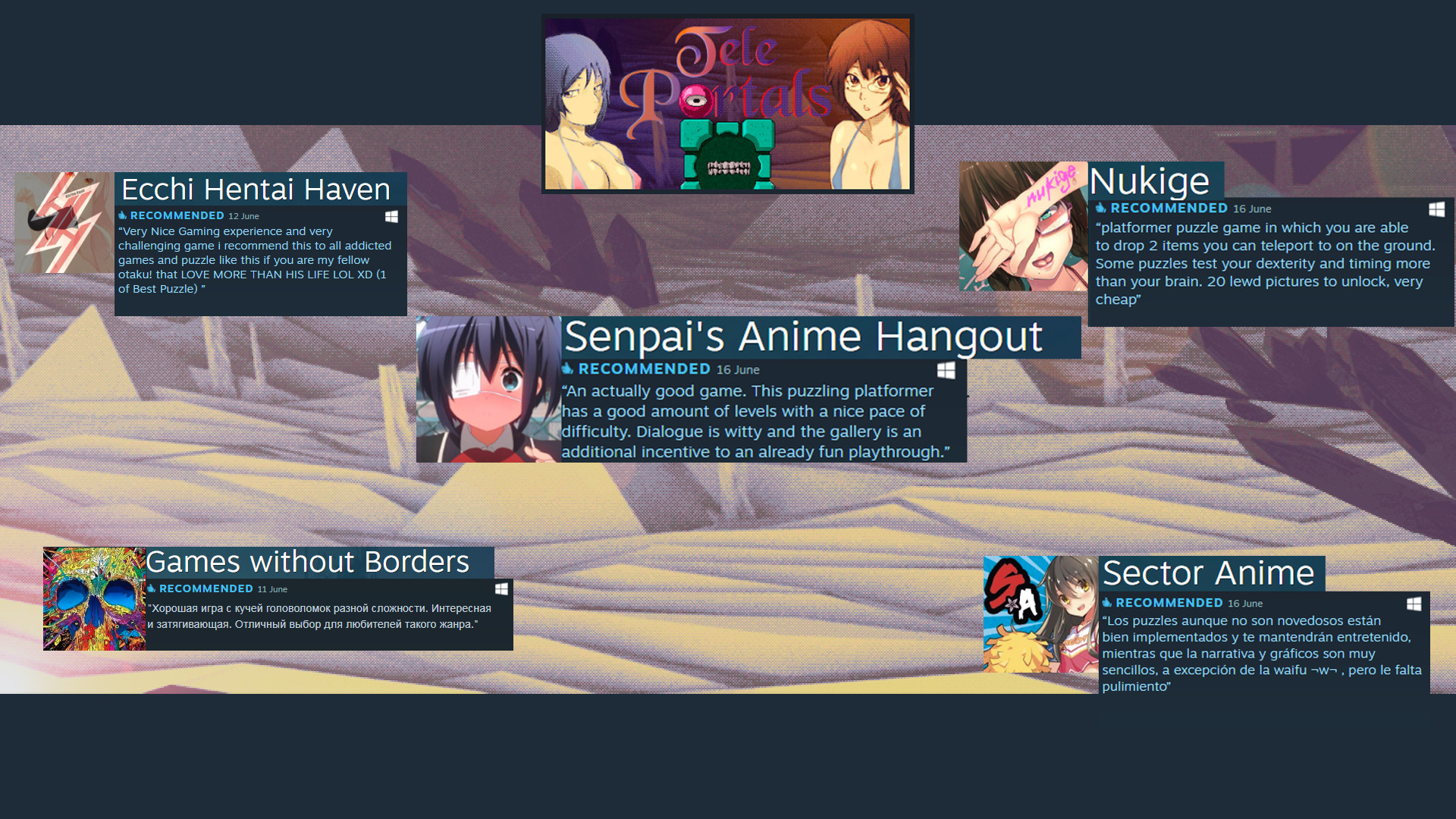 Teleportals. I swear it’s a nice game.