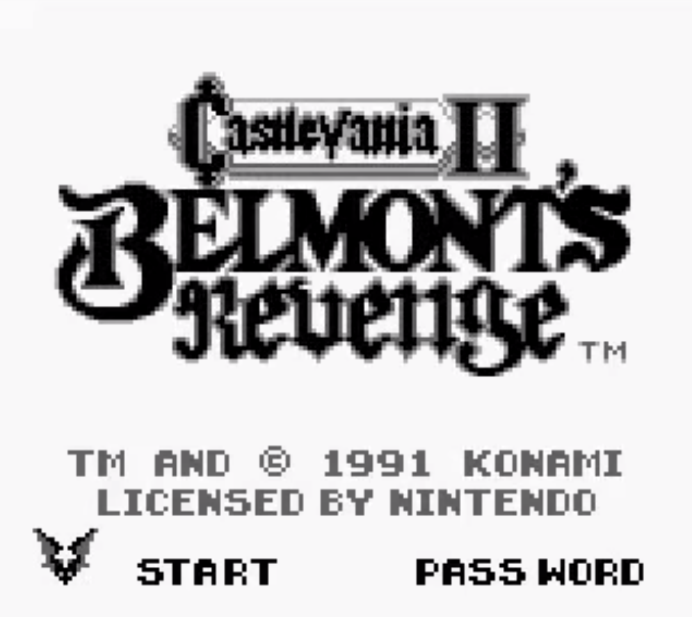 Castlevania II: Belmont’s Revenge