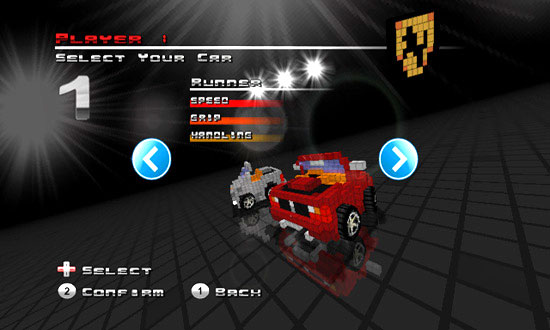 3D Pixel Racing
