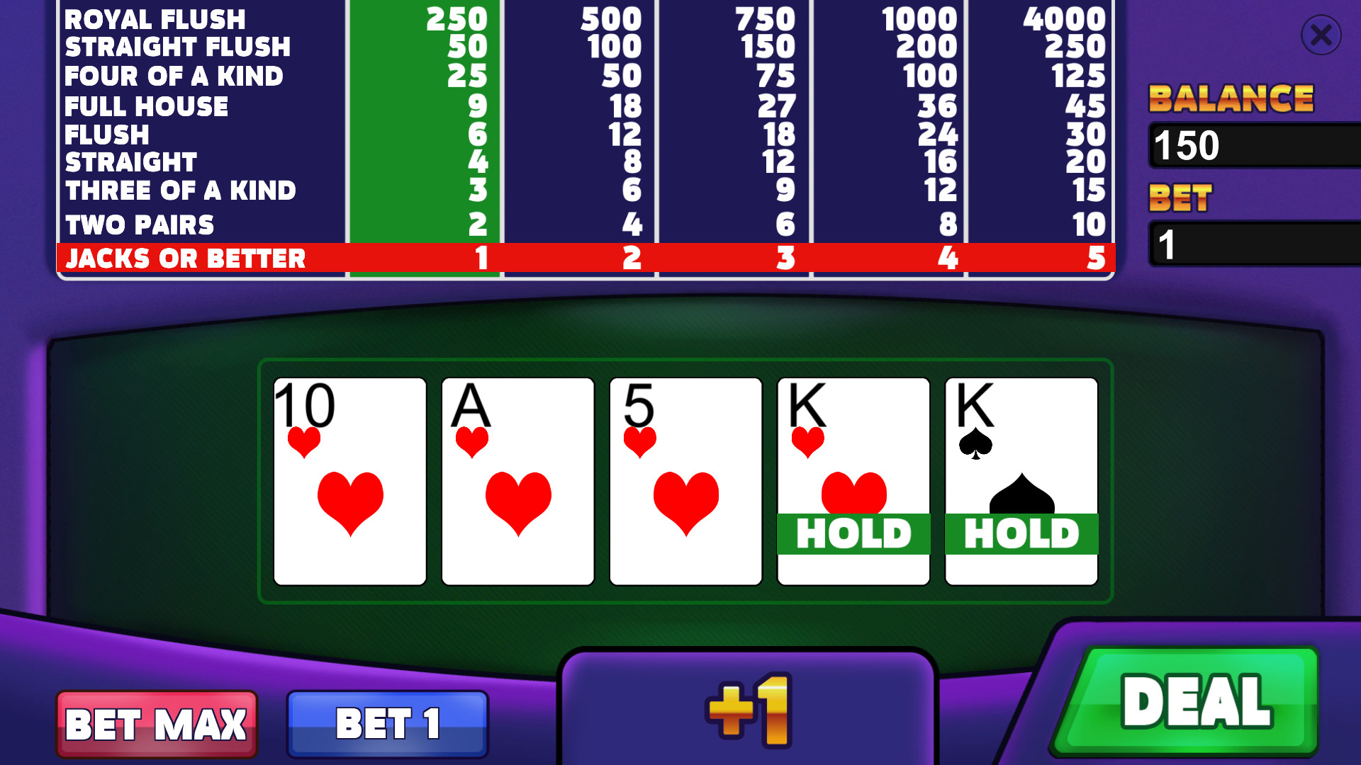 Royal Casino: Video Poker