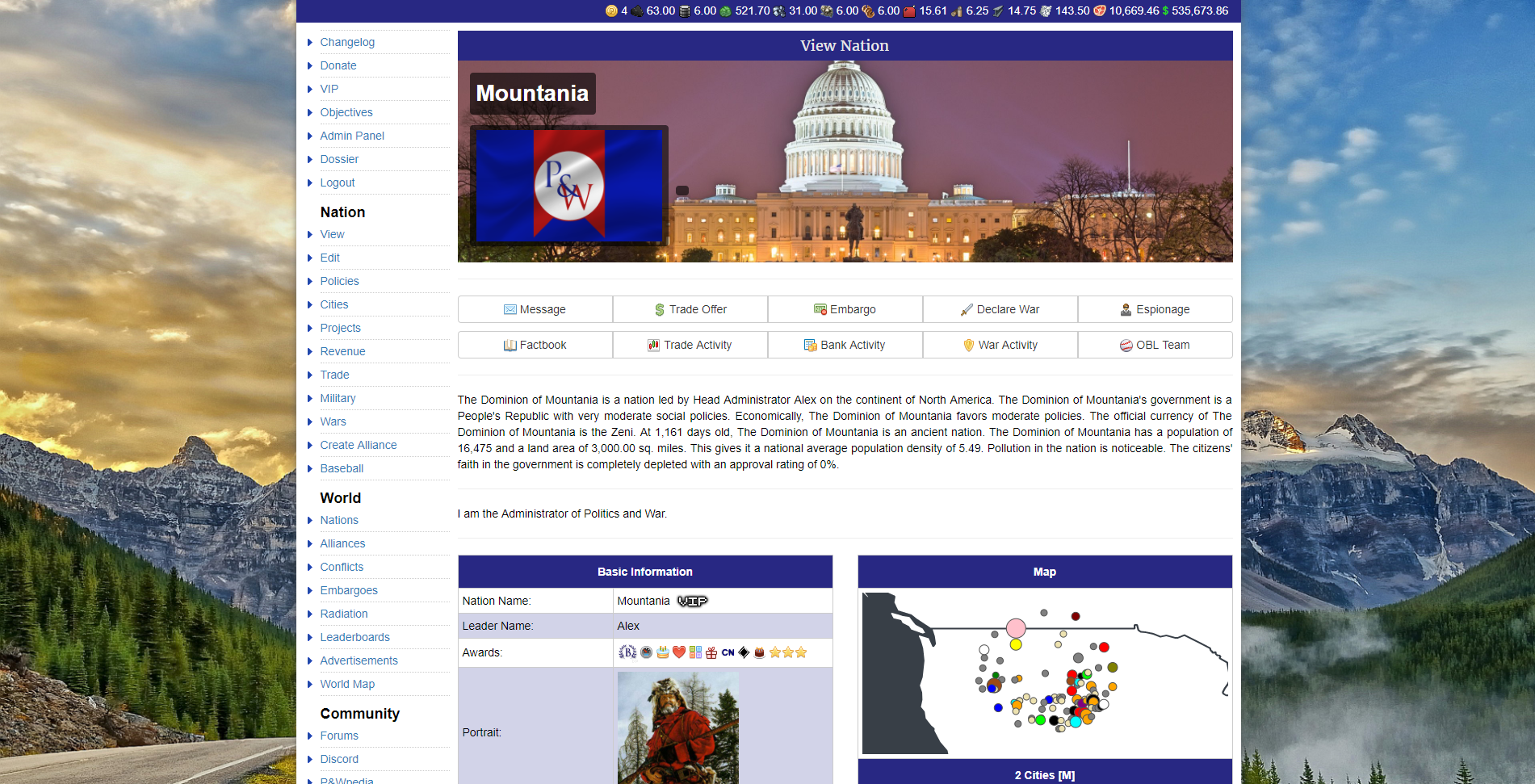 Politics and War
