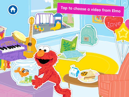 A Busy Day for Elmo: Sesame Street Video Calls