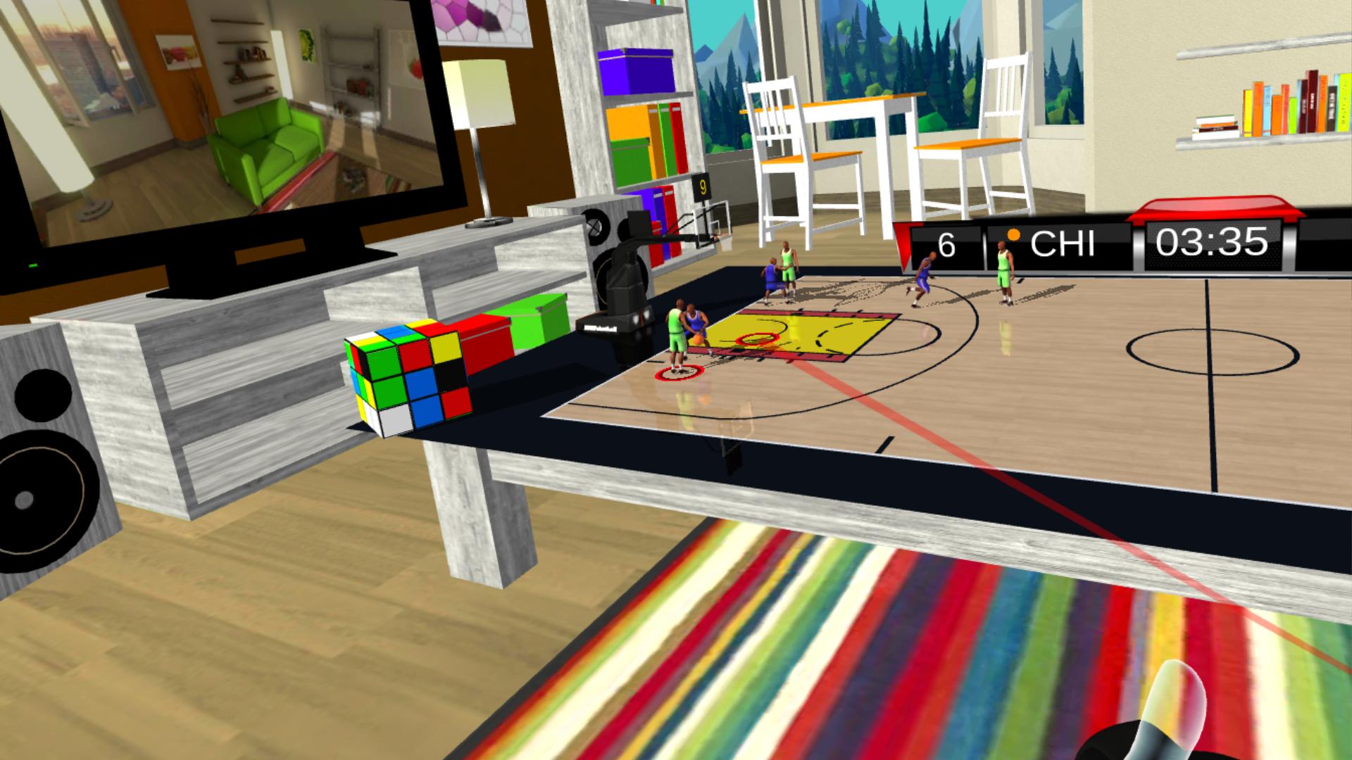Tabletop Basketball VR