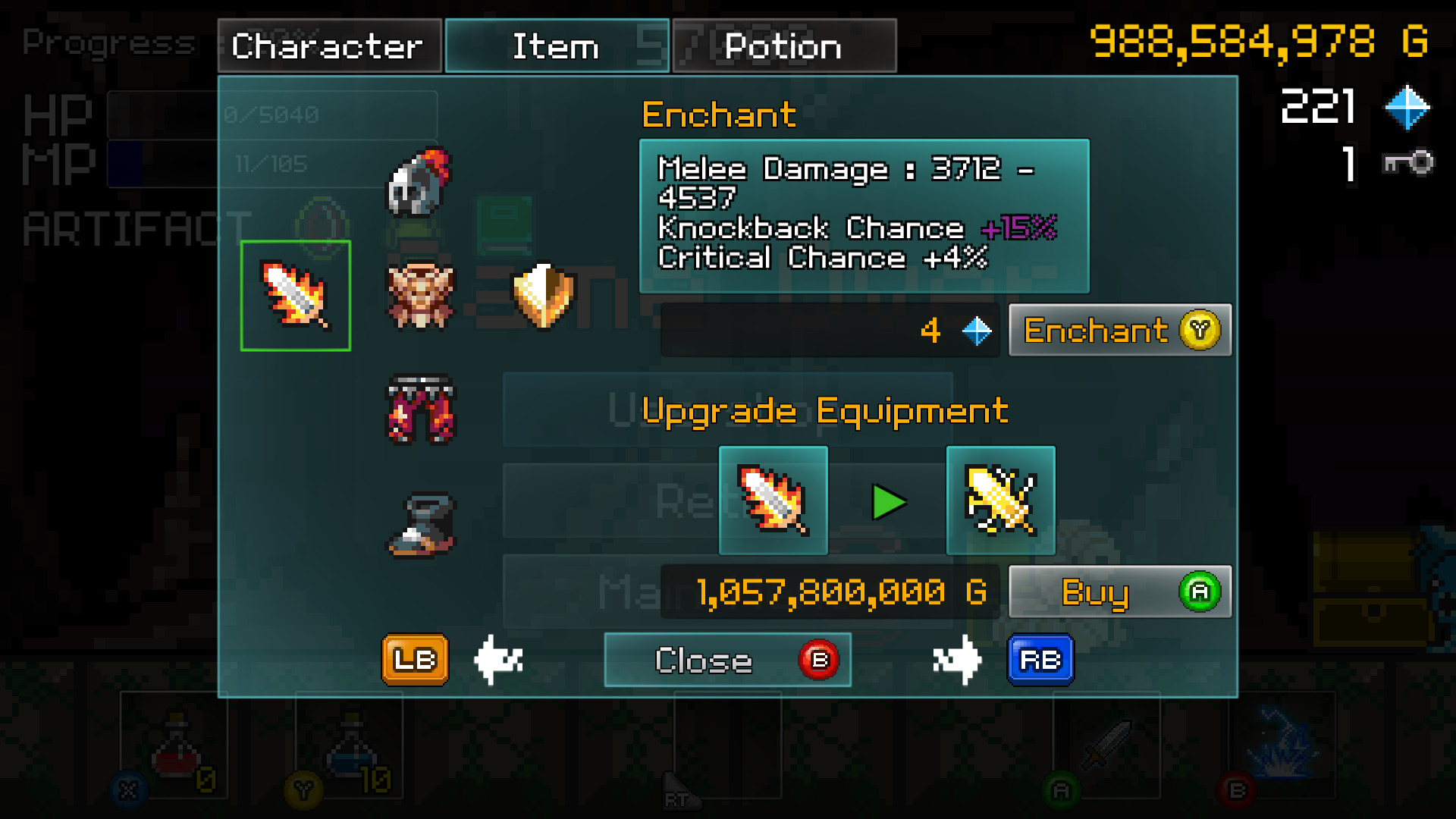 Buff Knight Advanced