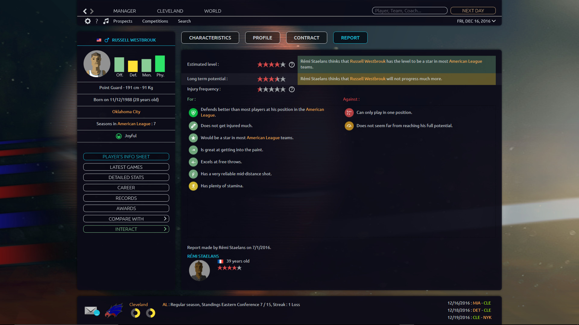 Pro Basketball Manager 2017