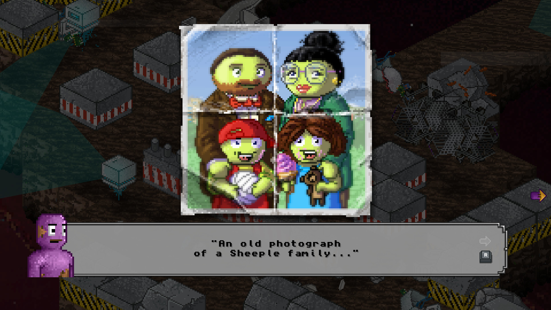 Patchman vs. Blue Squares